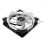 jixopn FR-701PC Ανεμιστήρας ψύξης 9 λεπίδων με διευθυνσιοδοτούμενο RGB LED PWM (αντίστροφος) 7