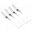 Heart Shape Stainless Steel Fork Home Simple Two-tooth Fork Cake Pastry Fork 2