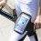 Braçadeira para celular compatível com Samsung e iPhone, suporte de 5,5 polegadas para academia, corrida e esportes ao ar livre - Preta 4