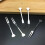 Heart Shape Stainless Steel Fork Home Simple Two-tooth Fork Cake Pastry Fork 4