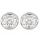 2pcs Practical Restaurant Escargot Plate Barbecue Escargot Stainless Steel Dish 1