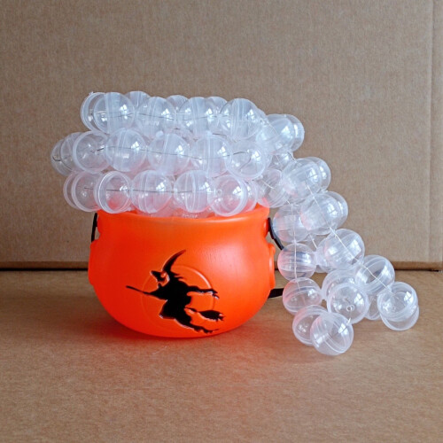 Φωτάκια Halloween για εσωτερικούς και εξωτερικούς χώρους, σετ καζάνι με φούσκες, DIY, με 2
