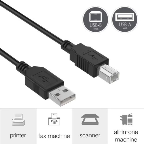 CJP-Geek 1,8 m USB-Kabel für Provo Craft Cricut Explore Air 1 & 2 Schneideplotter 2