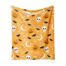Liquidação! Cobertor Poaug - Flanela grossa, tema de Halloween, tapete e capa de cama quentinho, ideal para uso no outono/inverno.