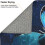 Πατάκι στεγνώματος πιάτων Stitch Butterfly Starry Sky για πάγκο κουζίνας, πατάκι πιάτων 8