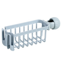 VOSS Spülbecken-Schwammhalter, Küchenarmatur-Aufbewahrungsständer, Schwamm- und Handtuchhalter, Abtropfkorb, Haushalts-Küchenreinigungszubehör