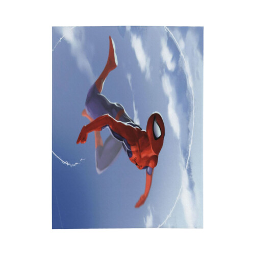 Blaincéad Lomra Spider-Man Braincéad Caithimh Thar a Bhog Cluthar, Gnéithe Leapa do Pháistí - Thar a Bhog 40"X30" 1