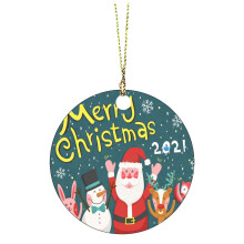 Giyblacko Ornamenti natalizi da appendere Decorazione natalizia verde da appendere2021Decorazione neve da appendere