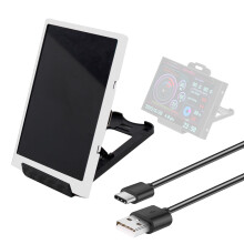 Mini monitor per computer con schermo secondario IPS da 3,5 pollici di tipo C, senza AIDA64.