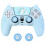 Blue Cat Paw PS5 Controller Skin Anti-Slip Silicone Protective Case Blue 1