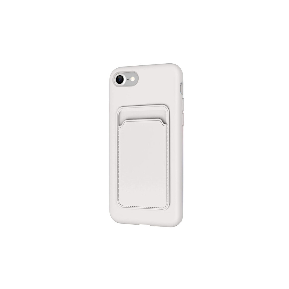 Case With Card Slot - Compatible With Iphone 8 White 9448196165317