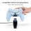 Blue Cat Paw PS5 Controller Skin Anti-Slip Silicone Protective Case Blue 2