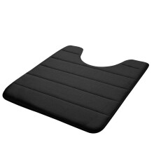 Godom Covoraș de toaletă în formă de U 50x60cm, covoraș de toaletă din bumbac cu memorie, covoraș pentru picioare, covoraș absorbant pentru