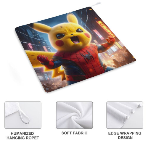 Πετσέτες Pikachu για το μπάνιο, Βαμβακερές πετσέτες προσώπου μαλακές απορροφητικές 2