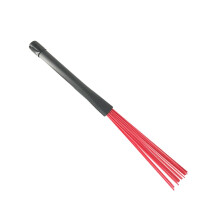 2Pcs Professional Nylon Drum Brushes with Comfortable NonSlip Grip for Jazz Snare Drums Red