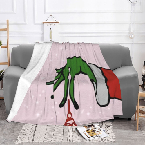 Η κουβέρτα Grin-Ch Fleece, εξαιρετικά μαλακή και άνετη κουβέρτα, για άνδρες, γυναίκες, 2