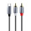 jixopn Καλώδιο Ήχου Type-C To2RCA Αρσενικό για Συμβατό με iPhone/Android Phone Tablet (Type-c3M) 8