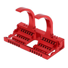 Soporte de enfriamiento RC de aluminio 60x40x28 rojo 550-3674 36mm