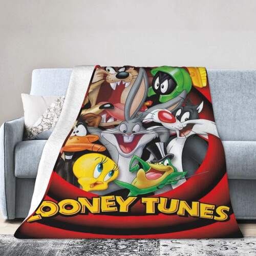 Κουβέρτες Looney Tunes βελούδινες κουβέρτες ταξιδιού Υπνοδωμάτιο σαλόνι καναπές