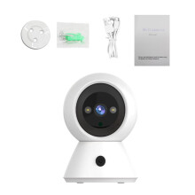 Chicmine Kabellose Webcam mit Alarmfunktion, 1080p HD, Dualfrequenz, 360-Drehung, kompatibel mit Smart-WLAN, Heimüberwachungsmonitor