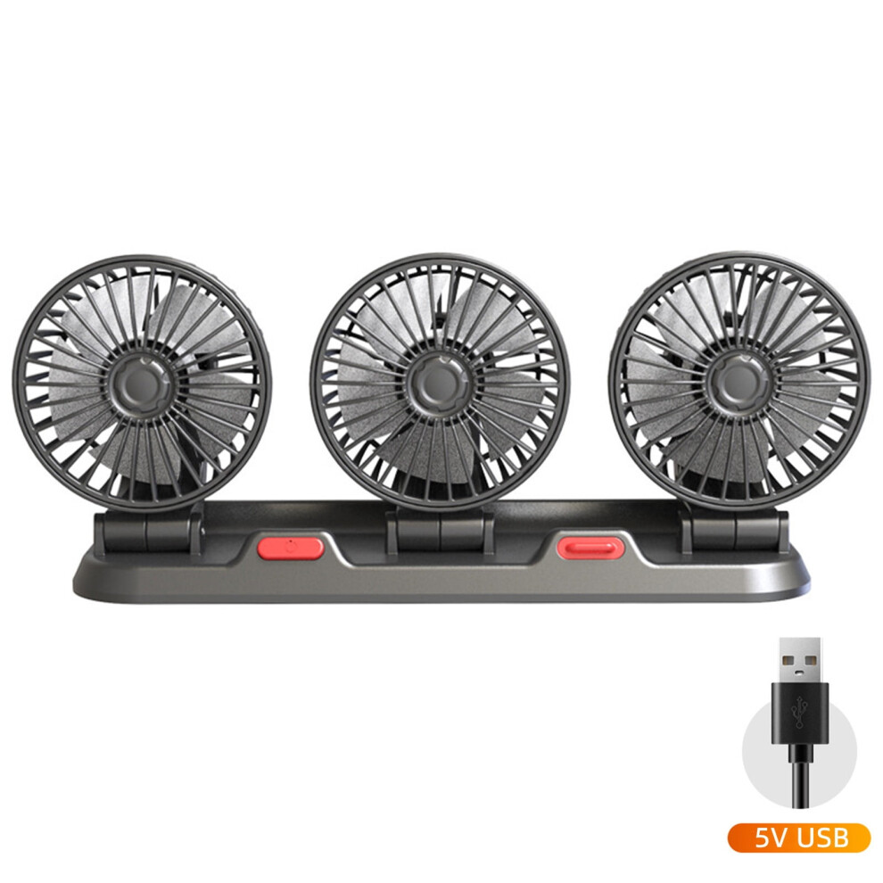 Yobolk Mini Portable Fan With Usb, Compatible With Car, Suv, Rv, Truck, Desk & Home Use Â Strong Wind, Vehicle Mounted Electric Fan 9149926029519