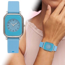 Ceas de mână sport casual din silicon, model de iepure colorat, popular, pentru fete și băieți, student, la modă
