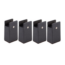 Adjustable Bed Risers 4In,Furniture with Screw Clamp,4Pc Couch for Furniture Thickness 0-1.6In Table