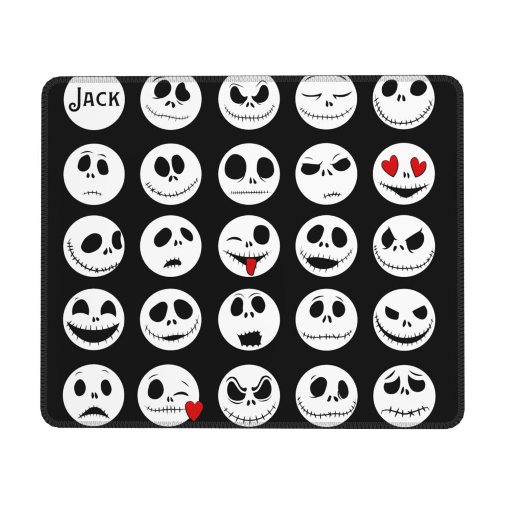 The Nightmare Before Christmas Rubber Edge Mouse Pad, Compatible With Computers & Laptops, For Office, Writing, Gaming 9149926032229