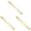 3pcs Math Ruler Measuring Tool Geometry Tool Brass Math Class Measuring Ruler 1