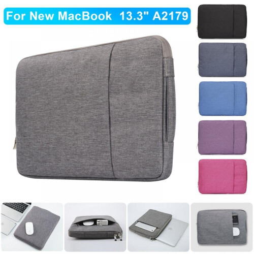 Capa protetora fina para laptop de 13 polegadas, compatível com MacBook Pro, à prova d'água e com bolso. 1