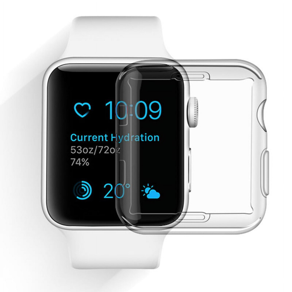 Smartwatch Protector Case For Compatible With Apple Watchwith Apple Watch Series 7 Slim Fit Protective Cover Clear Case 45Mm 9499224632929
