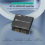 Διαχωριστής DisplayPort1.4DP σε HDMI, Τροφοδοσία Micro USB, Υποστήριξη λειτουργίας SST και MST για 4