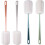 4-pack soft sponge cleaning brushes with plastic handles, baby bottle 1