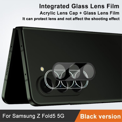 Szkło hartowane IMAK do Samsunga Galaxy Z Fold5, czarne 2