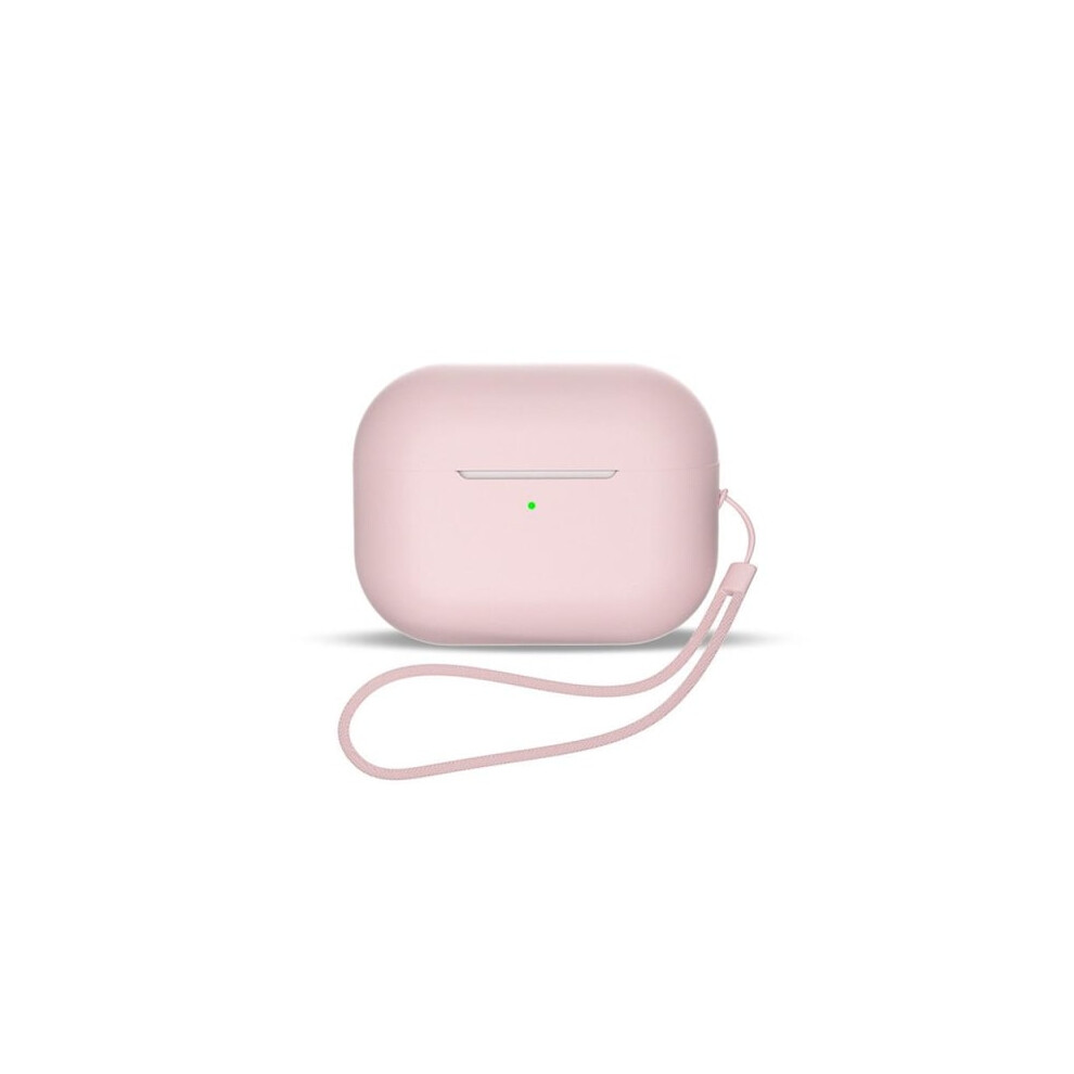Compatible With Airpods 3 Shell Silicone With Wrist Strap - Pink 9499224633926