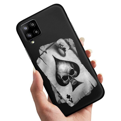 Compatible with Samsung Galaxy A12 - Case/Mobile Case Skull Card Deck