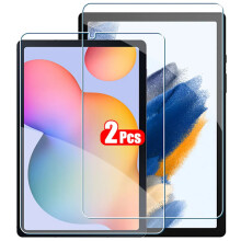 2 stuks gehard glazen schermbeschermers, compatibel met Samsung Galaxy Tab S6Lite tablet (accessoires).