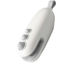 Mini Bag Sealer 2 in 1 Rechargeable Heat Sealer and Cutter for Plastic and Snack Bags White