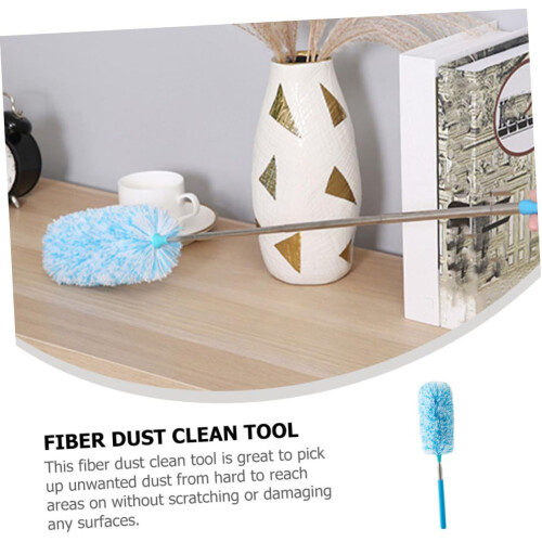 Extendable Microfiber Duster with Bendable Washable Head for Home Car Furniture Electronics Cleaning 2