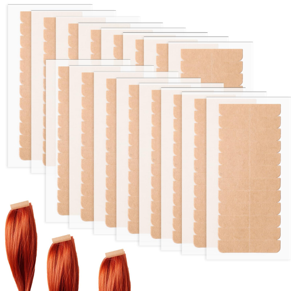 Unisex 240 Pcs Hair Extension Tape Double Sided Strong Wig Adhesive Pu Film For Tape In Extensions