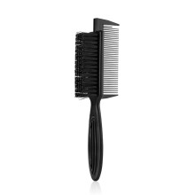 Barber Neck Duster Brush with Comb, 2 in 1 Hair Cutting and Beard Grooming Tool, Easy Clean