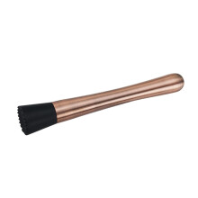 Stainless Steel Cocktail Muddler with Ergonomic Long Handle for Professional Bartender and Home Bar