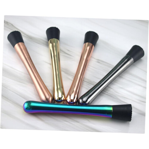 Stainless Steel Cocktail Muddler with Ergonomic Long Handle for Professional Bartender and Home Bar 2