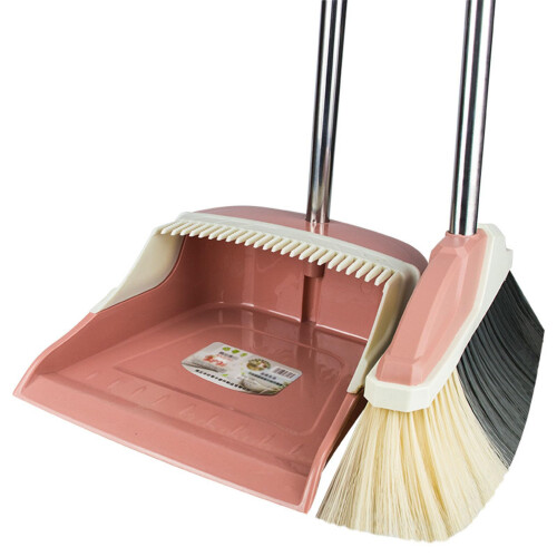 Broom and Dustpan Set with Long Handle and Comb Teeth for Home Kitchen Office Cleaning Ref: 6205