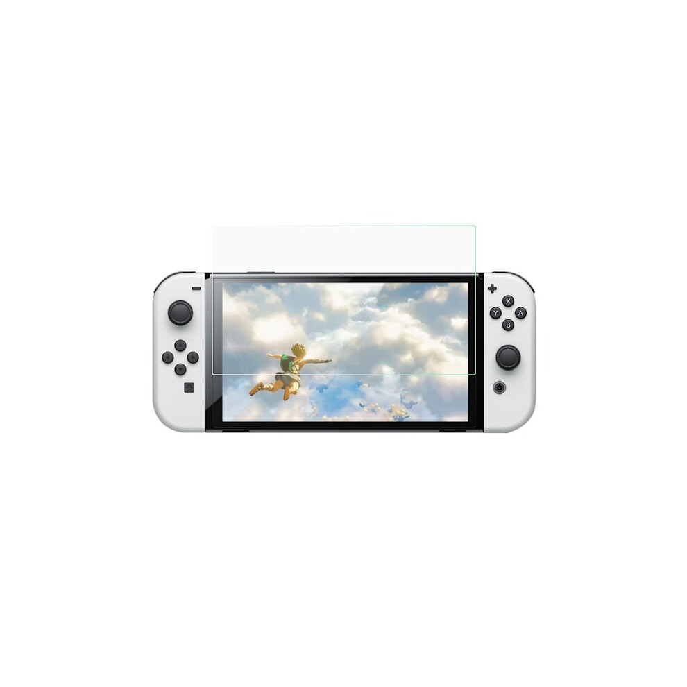 Compatible With Nintendo Switch Oled 0.3Mm Arc Edge Tempered Glass Screen Protector Transparent 9173940150508