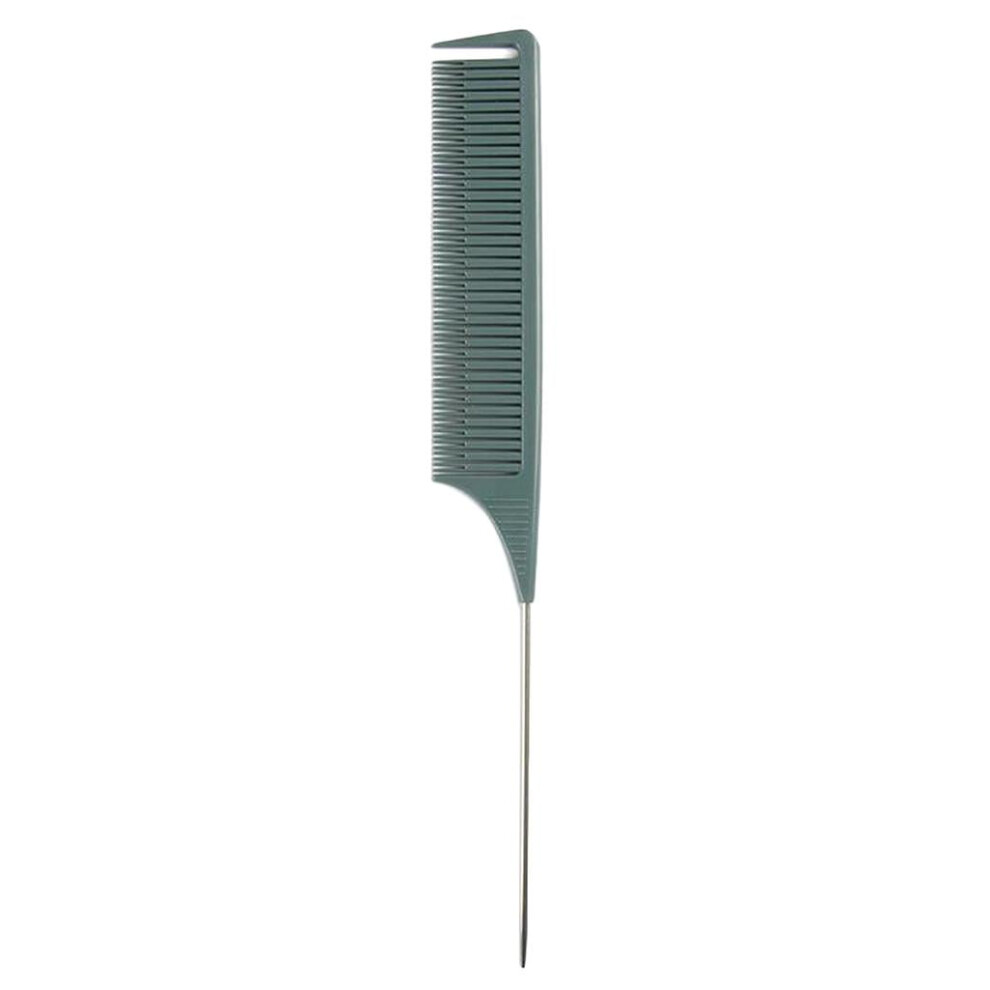 Unisex Grey New Fine-Tooth Weave Highlighting Foiling Hair Comb Highlight For Salon Gray