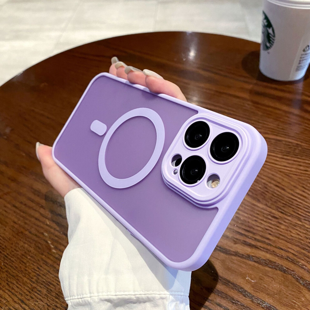 Matte Magnetic Phone Case Skin Compatible With Apple 15 Pro Max, Iphone 14, 13 - All-Inclusive Lens Film & Protective Case 9173940150713