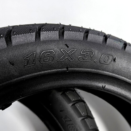Pneu sem câmara de 16 polegadas (16x3.0) para patinete elétrico, bicicleta elétrica e bicicleta infantil. 1