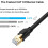 Καλώδιο Ethernet CAT865FT, υψηλής ταχύτητας40Gbps2000MHz SFTP Internet Network Wire LAN Wire με επιχρυσωμένο RJ45 1