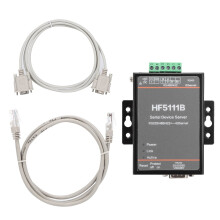 Eatbuy For HF 5111B Serial Server, 2MB Flash Supporting Webpage Mode 921600 Bps Ethernet Serial Server Real Time Operating System for Home for Office